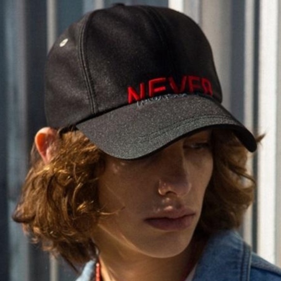 NWT - Andersson Bell Unisex Embroidered “Never Forever” Baseball Cap - Picture 2 of 6